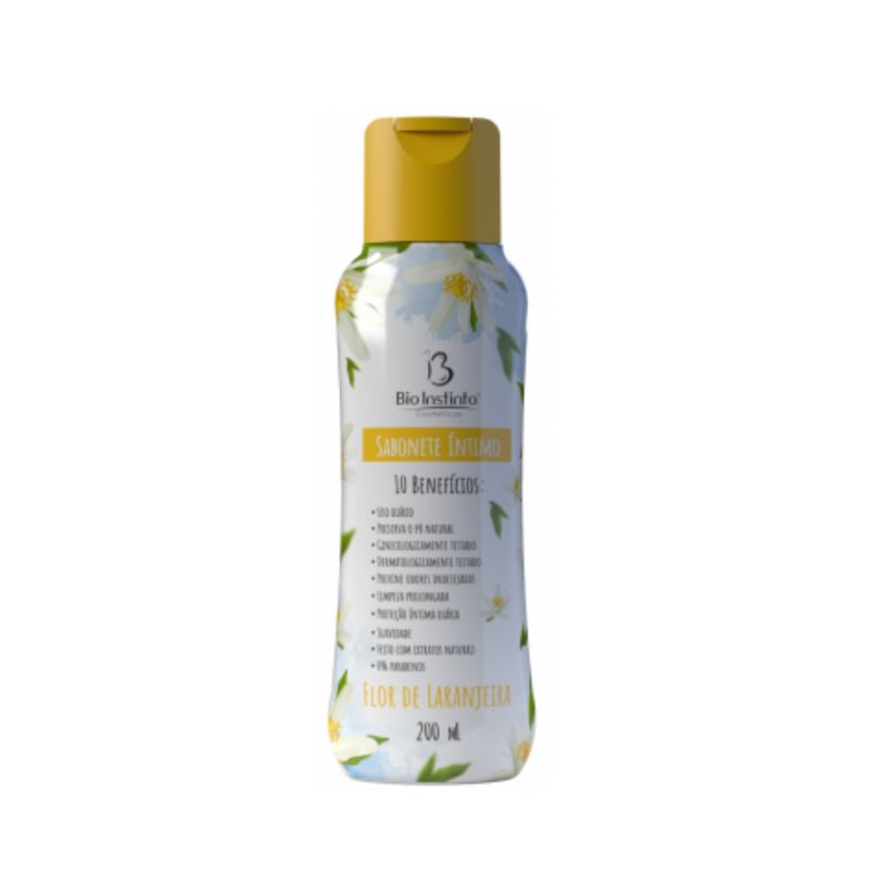 Sabonete Íntimo Flor de Laranjeira 10 Benefícios 200ml Bio Instinto