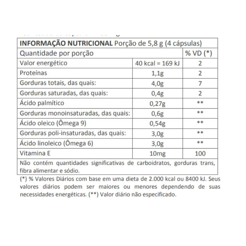 Óleo de Cártamo 60 cápsulas 1450mg HerboLab