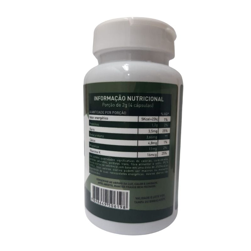 Spirulina 320mg 60 Cápsulas Equilíbrio Vital