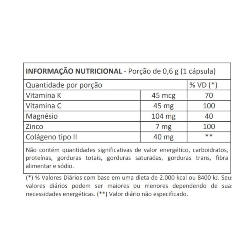 Joint + C (Colágeno Tipo 2) 30 cápsulas 600mg HerboLab