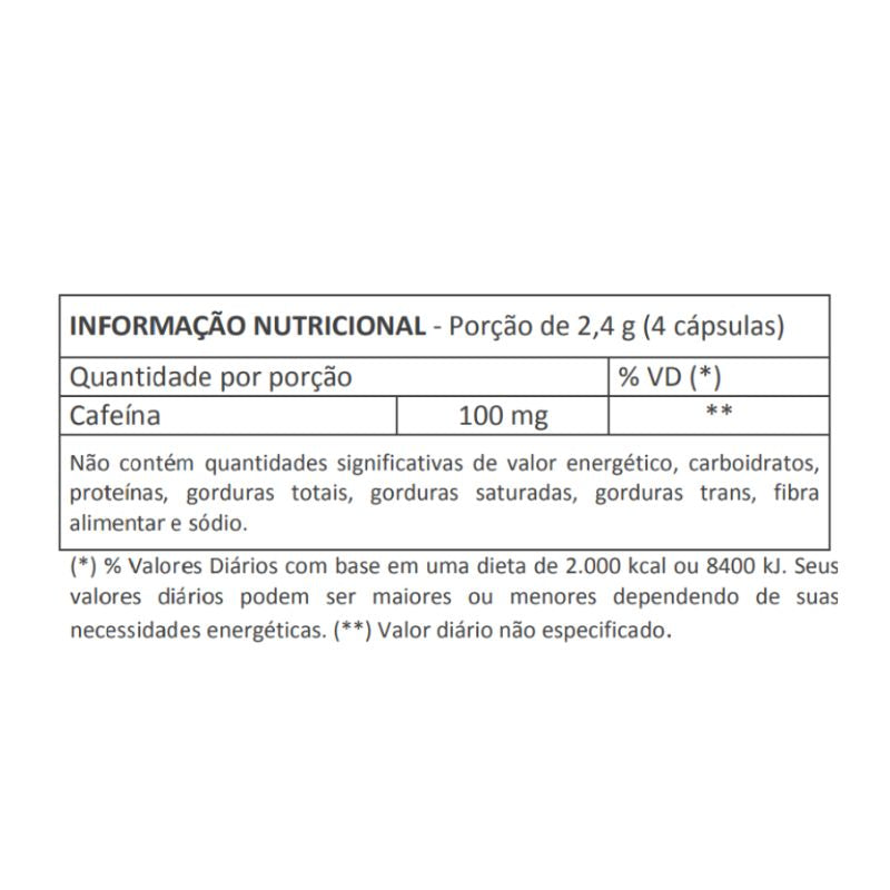 Guaraná Energy 60 cápsulas 600mg HerboLab