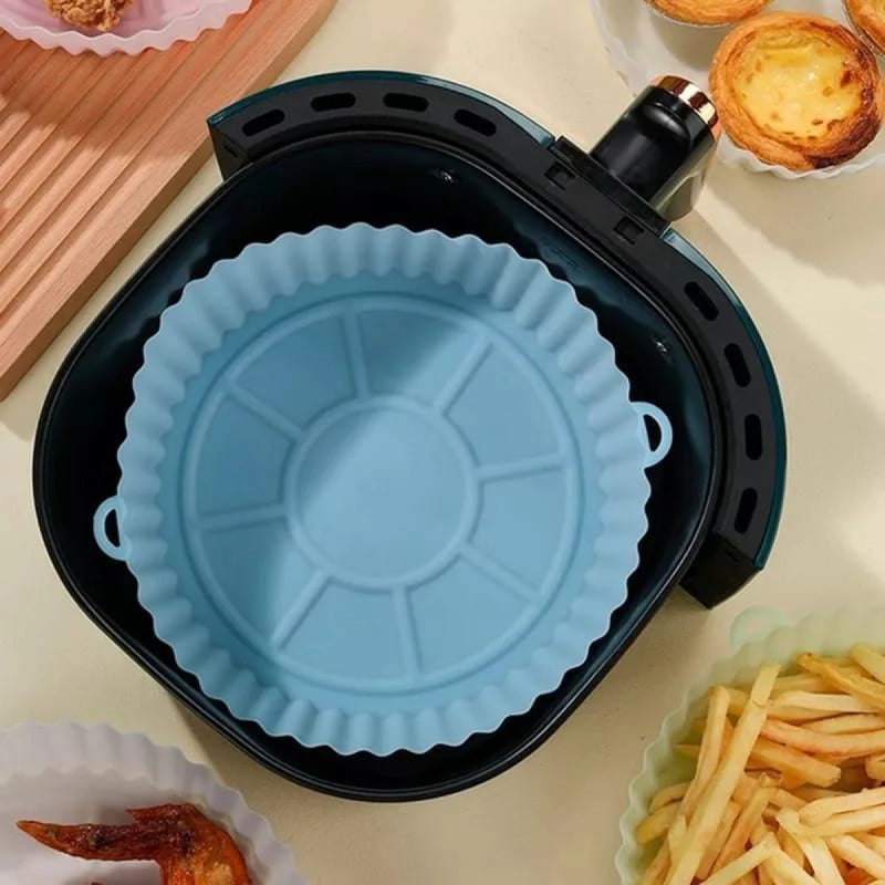 Capa Protetora AirFryer de Silicone Protege Alimento