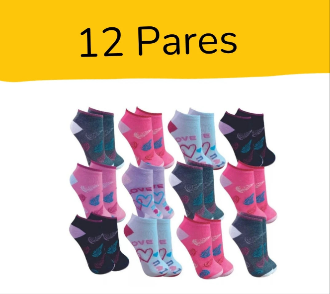 Kit 12 Pares Feminino