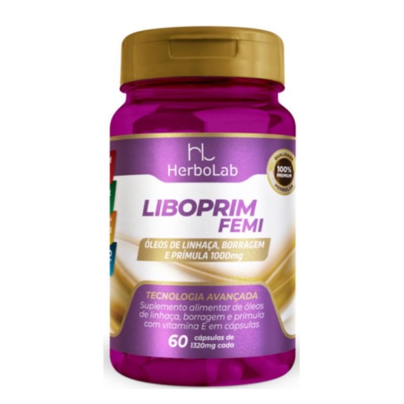 Liboprim Femi (Linh, Bor, Prímu) 60 cápsulas 1320mg HerboLab