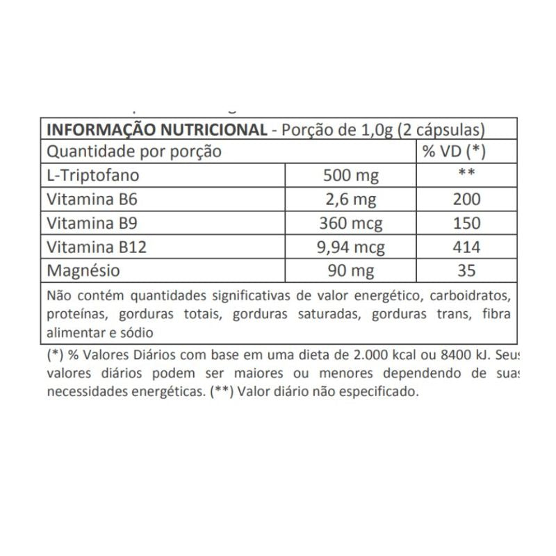 Tripto+ 4 (L-triptofano) 60 cápsulas 500mg HerboLab